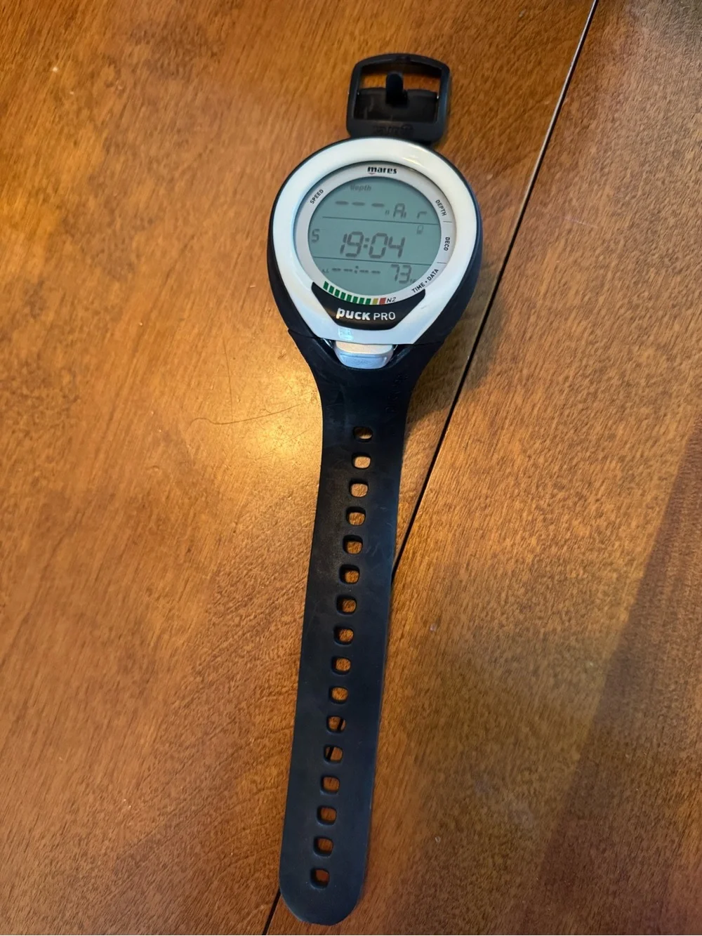 Mares Puck Pro Dive Computer Wristwatch - White/Black